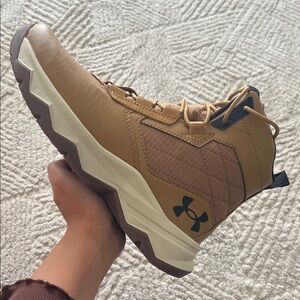 Youth Boy’s Under Armour UA Gs Stellar G2 6” Brown High-Top Boots